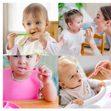 Cargar imagen en el visor de la galería, Bberizos| Kit Cuchara Bebé Entrenador Silicon 4 Piezas| Mod Kit