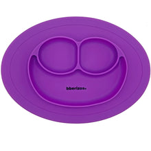 Cargar imagen en el visor de la galería, Bberizos| Plato para Bebé Infantil Silicona Sonrisa Comida Snack Arte