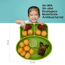 Cargar imagen en el visor de la galería, Bberizos| Plato Bebé Infantil Entrenador| Mod Conejo