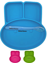 Cargar imagen en el visor de la galería, Bberizos| Plato Bebé Infantil Entrenador| Mod Conejo