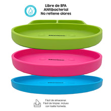 Cargar imagen en el visor de la galería, Bberizos| Plato Bebé Infantil Entrenador| Mod Conejo