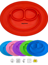Cargar imagen en el visor de la galería, Bberizos| Plato para Bebé Infantil Silicona Sonrisa Comida Snack Arte