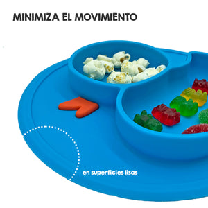 Bberizos|Plato Bebé Infantil Entrenador| Mod Pollito