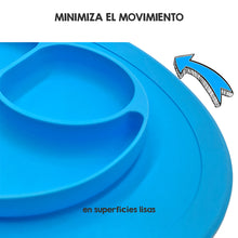 Cargar imagen en el visor de la galería, Bberizos| Plato para Bebé Infantil Silicona Sonrisa Comida Snack Arte
